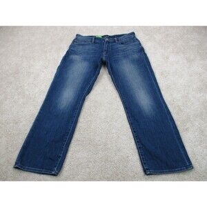 Lucky Brand Jeans Men 34 Blue 410 Athletic Slim Denim Cotton Stretch Mid 34x29